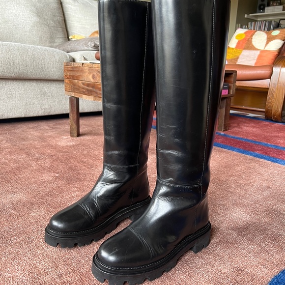 Isabel Marant “Cener” Knee-High Boots - Black - Picture 2 of 11